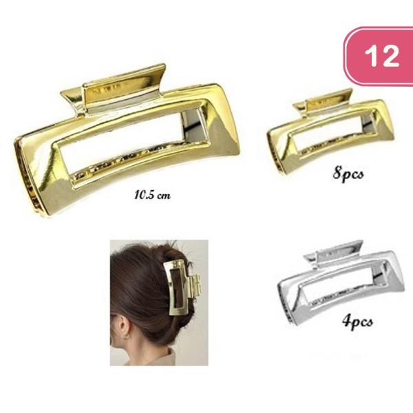 HAIR CLAW JAW CLIP (12 UNITS)