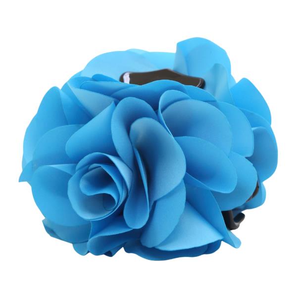 FLOWER RUFFLE CLAW HAIR CLIP