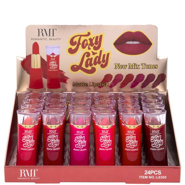 ROMANTIC BEAUTY FOXY LADY MATTE LIPSTICK (24 UNITS)