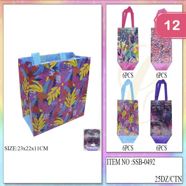 REUSABLE TOTE BAG (12 UNITS)