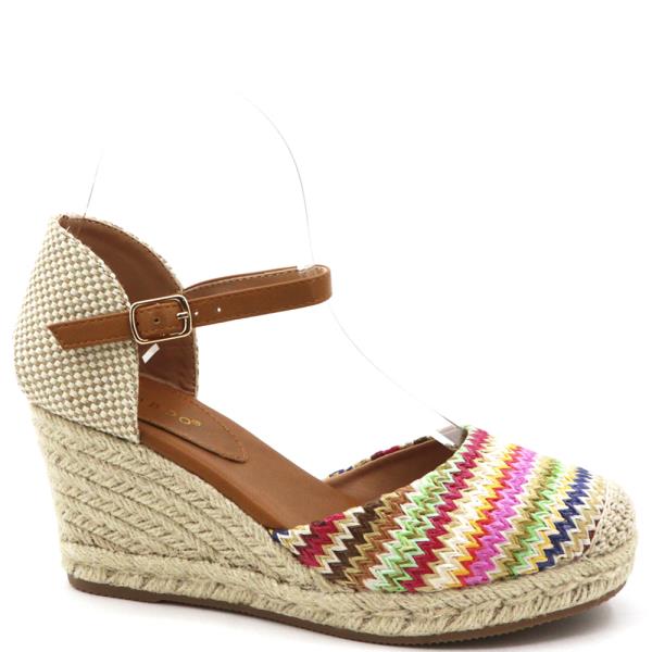 2PC ESPADRILLE WEDGE 12 PAIRS