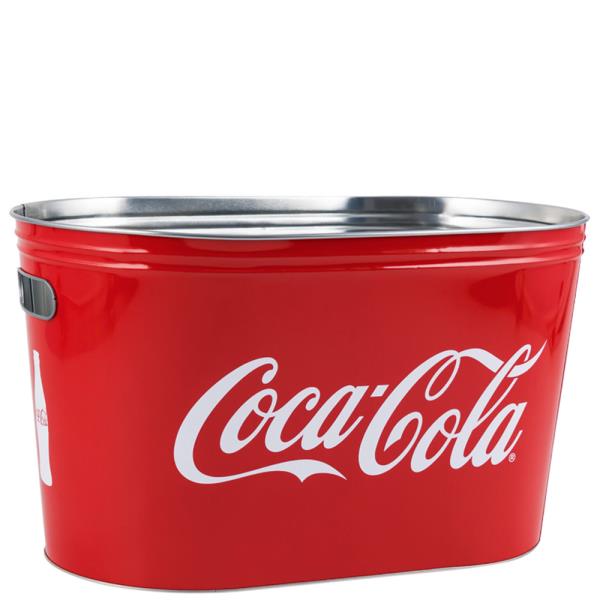 COCA COLA GALVANIZED BEVERAGE TUB WITH HANDLES