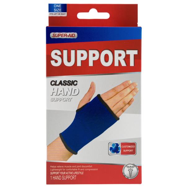 SUPER AID PALM SUPPORT BAND BLUE