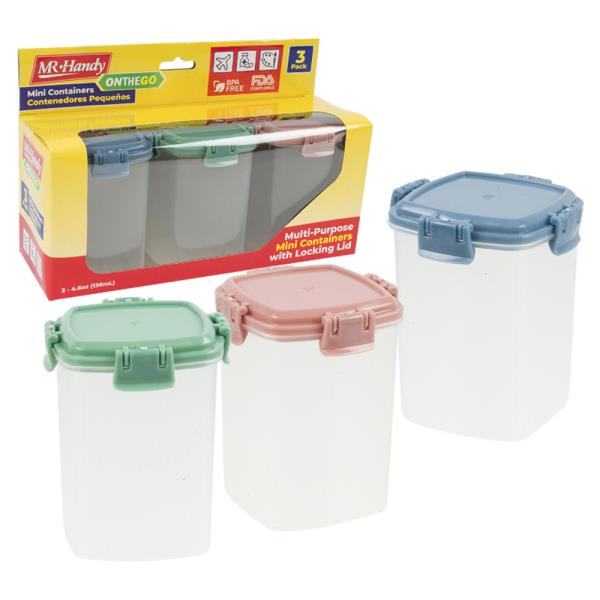 MR HANDY PLASTIC MINI CONTAINERS