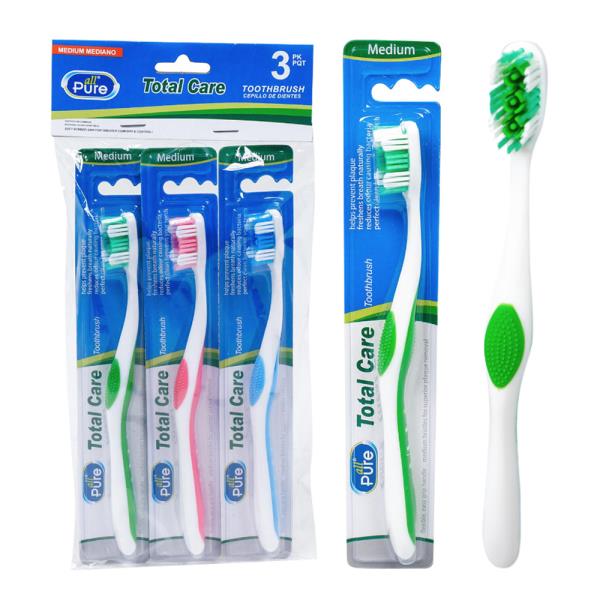 3 PACK ALL PURE TOTAL CARE TOOTHBRUSH