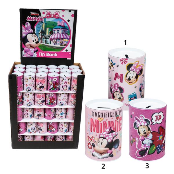 DISNEY MINNIE MOUSE TIN SAVINGS BANK