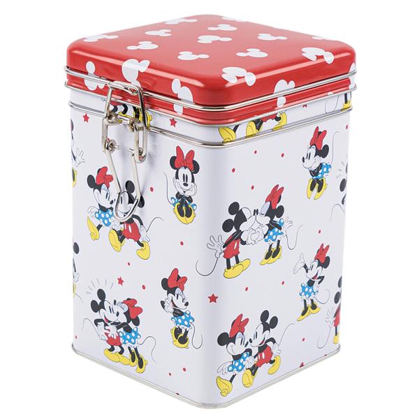 MICKEY AND MINNIE SQUARE CANISTER