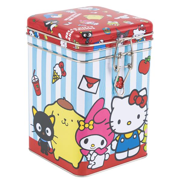 HELLO KITTY AND FRIENDS LOCK TOP CANISTER