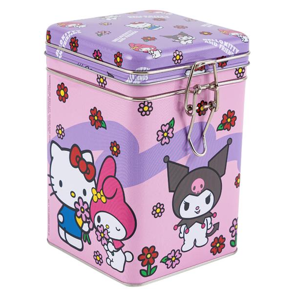 HELLO KITTY AND FRIENDS LOCK TOP CANISTER