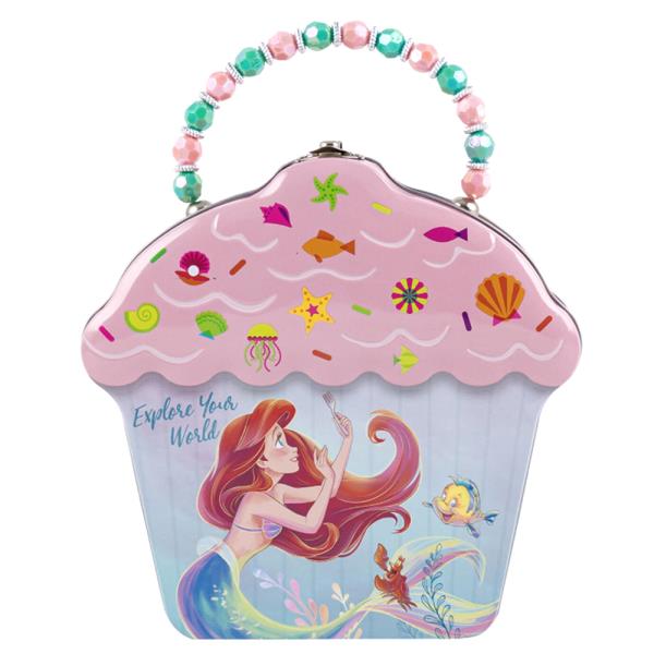 DISNEY THE LITTLE MERMAID ARIEL TIN CUPCAKE LUNCHBOX