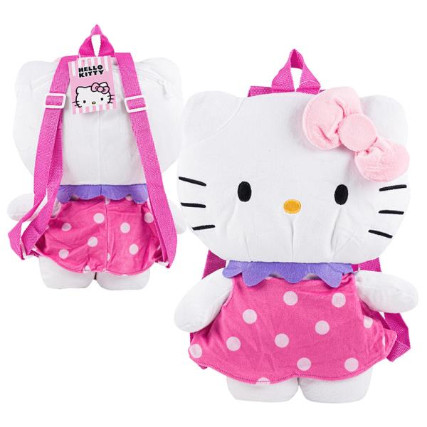 HELLO KITTY PLUSH PINK BACKPACK