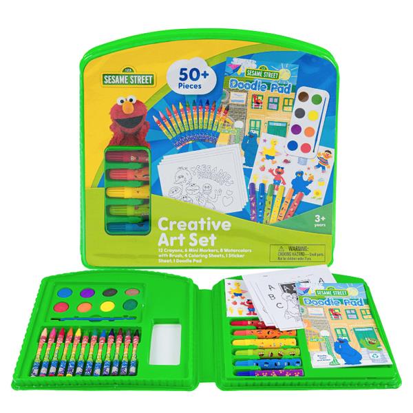 SESAME STREET 50PCS ART SET