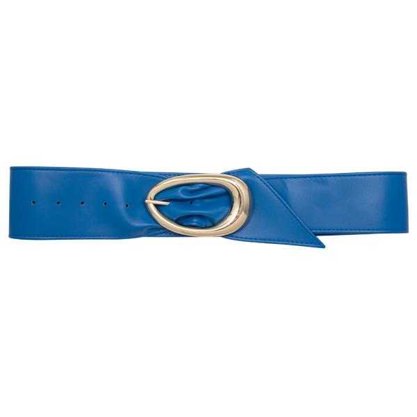 ROUNDED SHAPE SMOOTH BUCKLE WAIST BELT