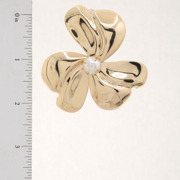 FLOWER SHAPE METAL EARRING