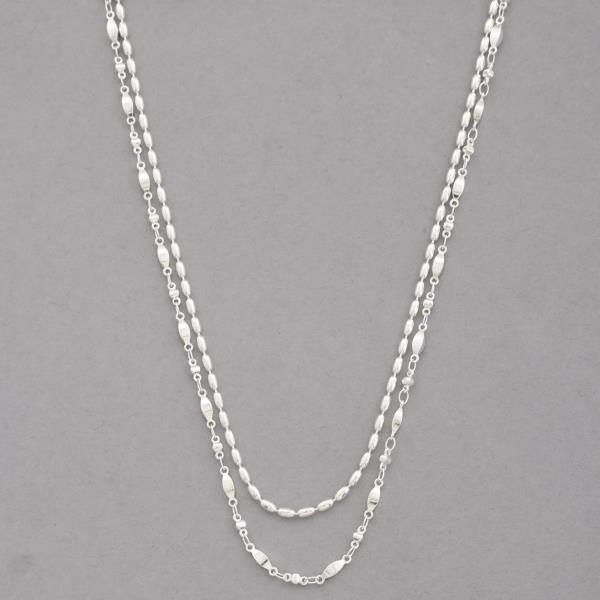 BEADED LAYERED NECKLACE