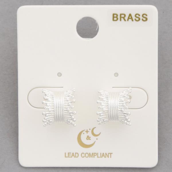 C HOOP EARRING
