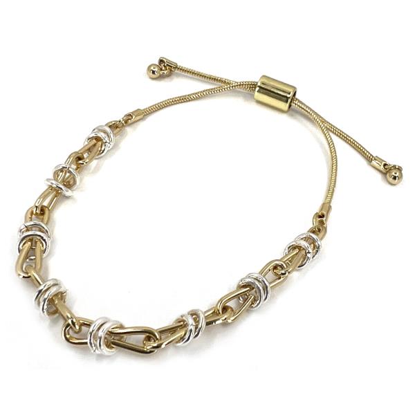 METAL CHAIN ADJUSTABLE BRACELET