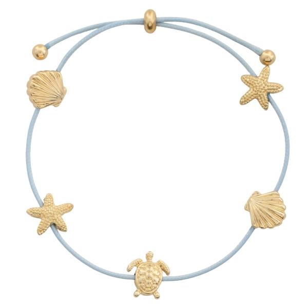 SEA LIFE THREAD ADJUSTABLE BRACELET