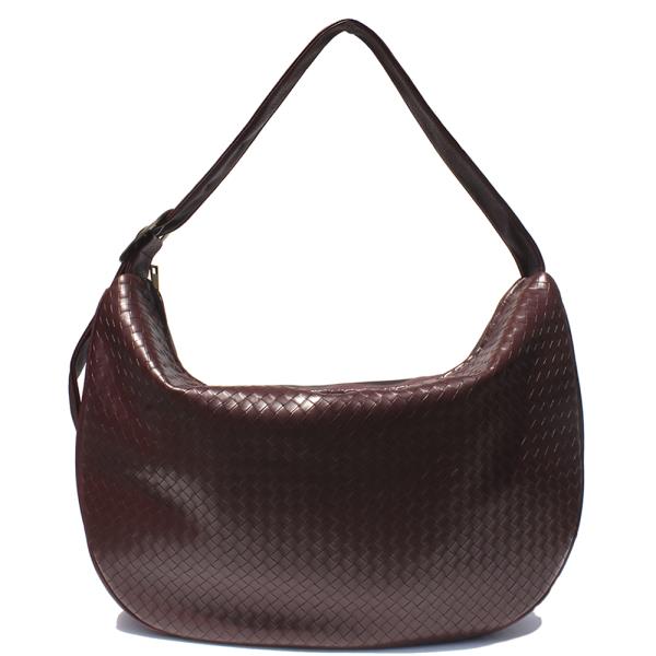 WOVEN SHOULDER HOBO BAG