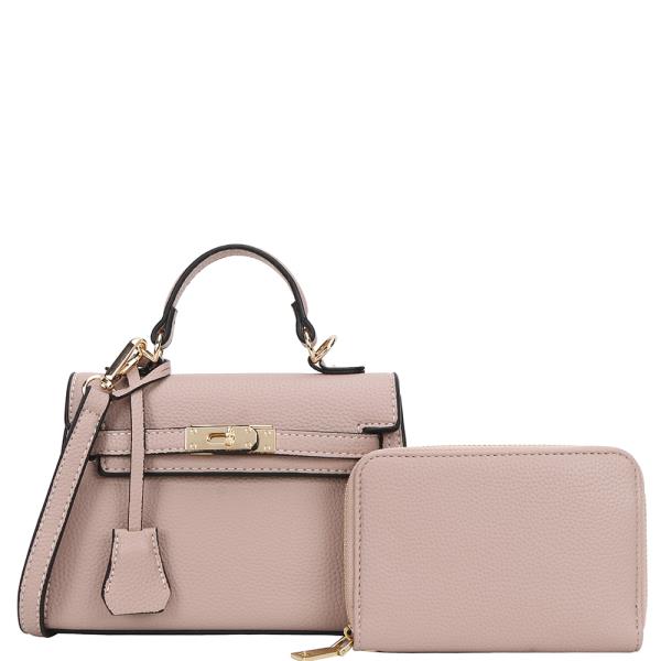 2IN1 CHIC HANDLE SATCHEL W WALLET SET