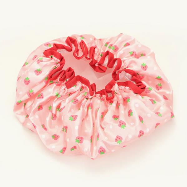 CELAVI 2PC STRAWBERRY SHORTCAKE SHOWER CAP