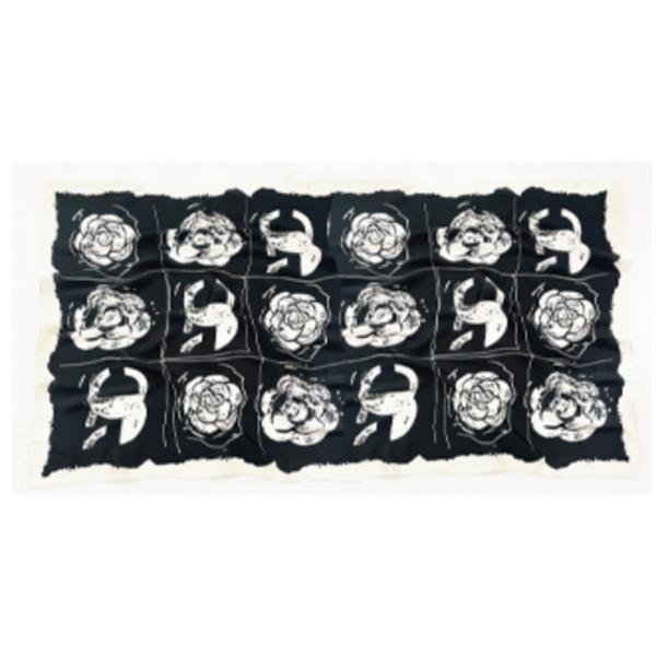 ROSE SKINNY OBLONG SCARF