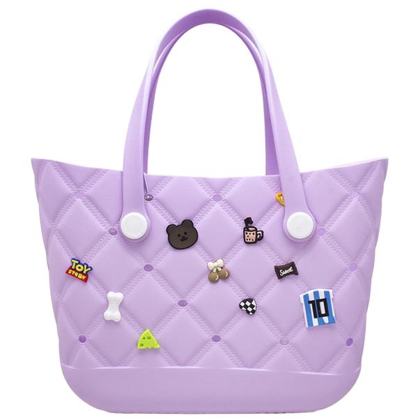 RUBBER SHOPPER TOTE BAG