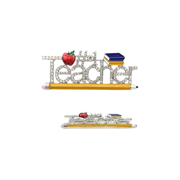 TEACHER THEME BROOCH