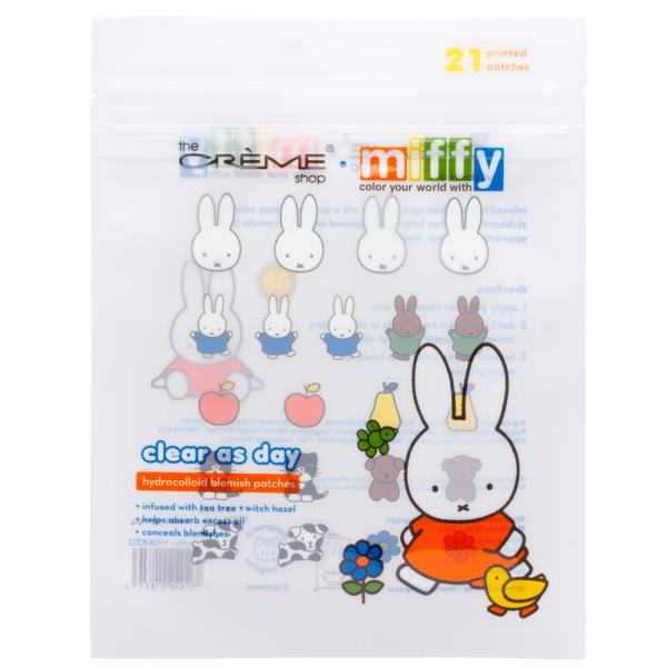 THE CREME SHOP X MIFFY CLEAR AS DAY HYDROCOLLOID BLEMISH PATCHES (6 UNITS)