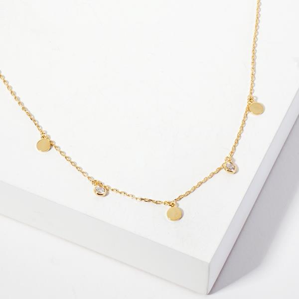 18K GOLD RHODIUM MEMORIES NECKLACE