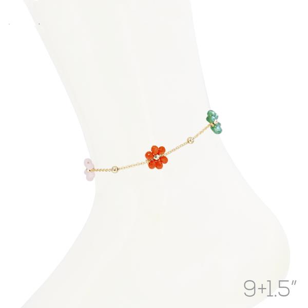 FLOWER DAINTY ANKLET