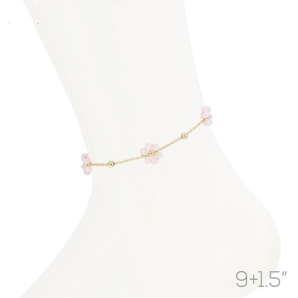 FLOWER DAINTY ANKLET