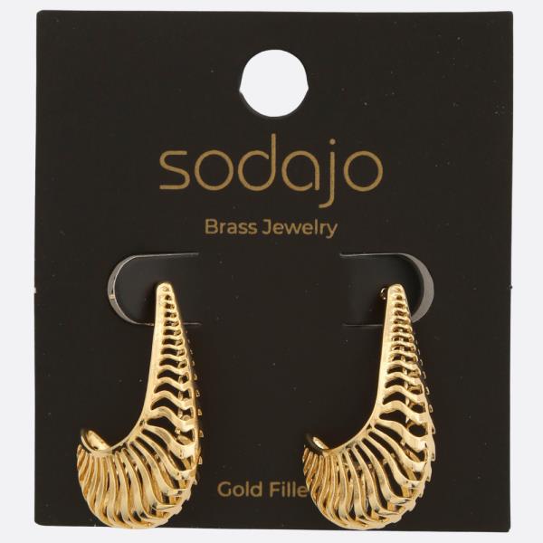 SODAJO GOLD FILLED EARRING