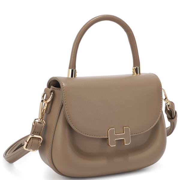 SMOOTH CHIC HANDLE SATCHEL BAG