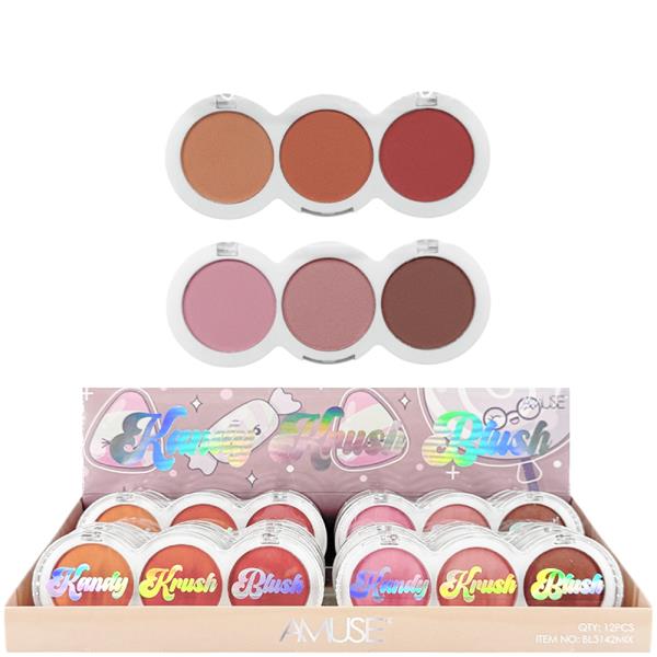 AMUSE KANDY KRUSH BLUSH PALETTE (12 UNITS)