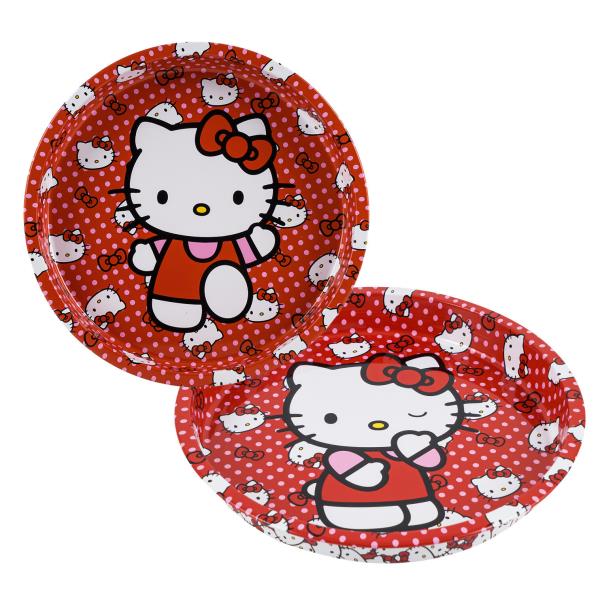 HELLO KITTY ROUND SERVING TRAY