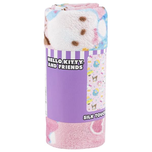 HELLO KITTY AND FRIEND SPRINKLE THROW