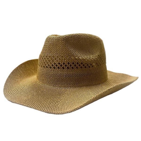 STRAW COWBOY PANAMA SUN HAT