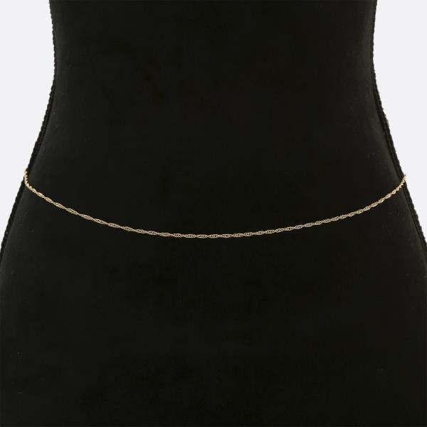 SDJ DAINTY LINK BELLY CHAIN BELT