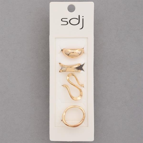 SDJ METAL ASSORTED RING SET