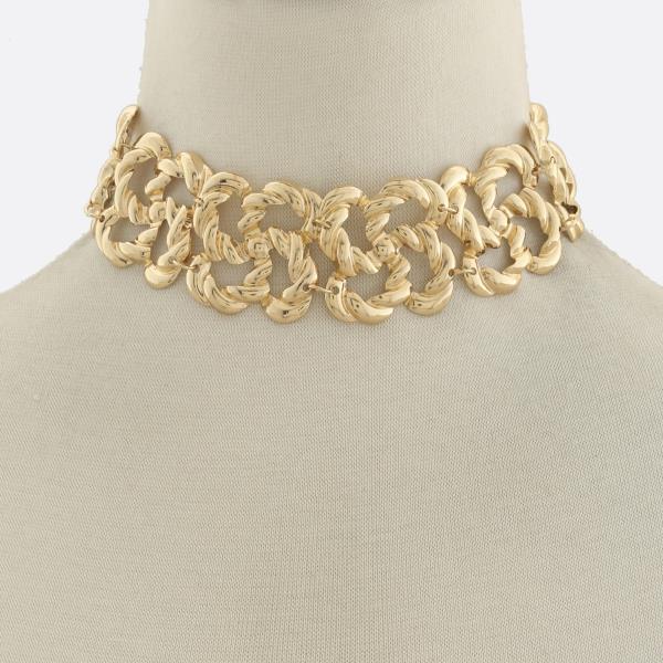 SDJ TWISTED LINK METAL CHOKER