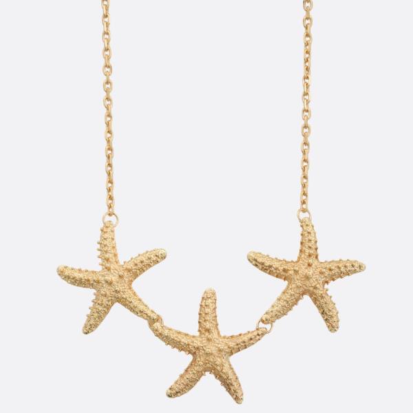 STARFISH LINK METAL NECKLACE