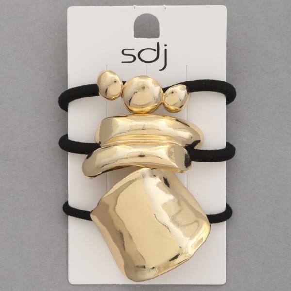 SDJ METAL ASSORTED HAIR TIE SET