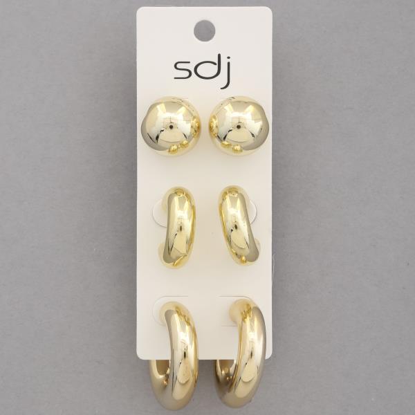 SDH ASSORTED EARRING SET