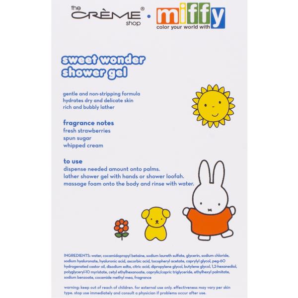 THE CREME SHOP X MIFFY SWEET WONDER MOISTURIZING SHOWER GEL