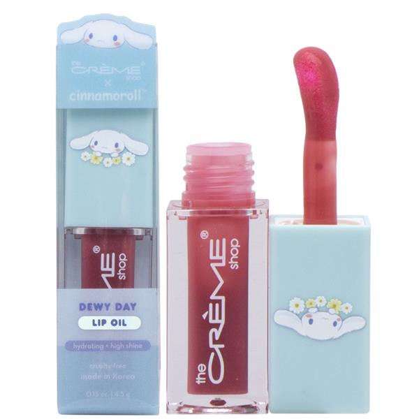 THE CREME SHOP X CINNAMOROLL DEWY DAY LIP OIL PEONY