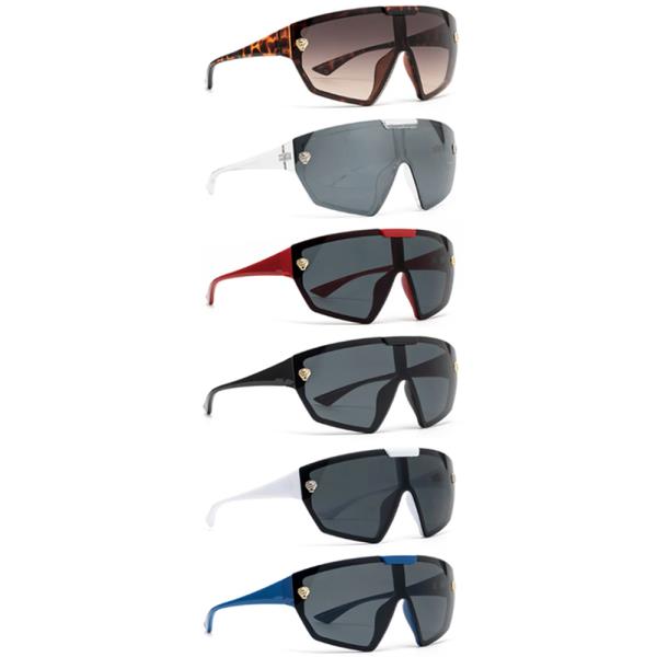 CHIC ONE PIECE LENS SHIELD SUNGLASSES 1DZ