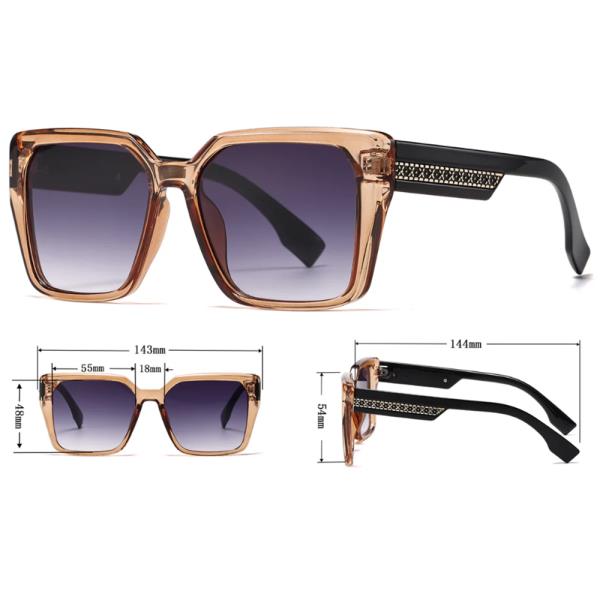 SQUARE DESIGN STYLISH SUNGLASSES 1DZ