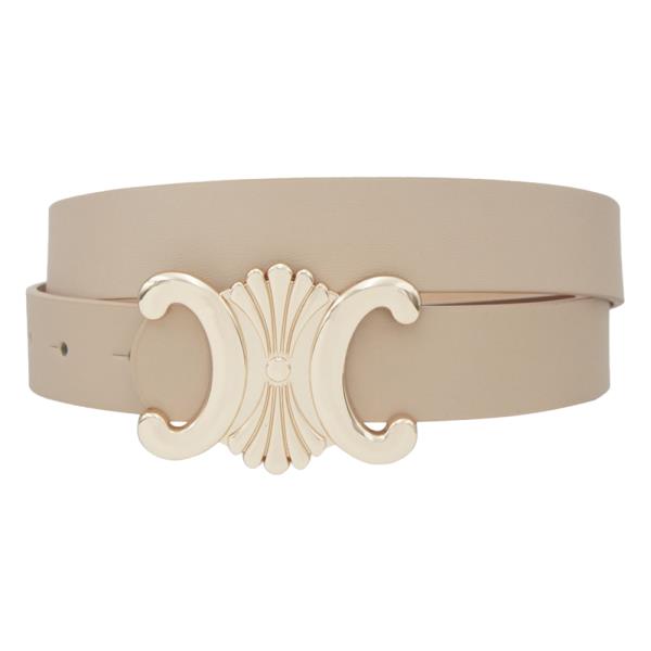 RETRO MIRRORED C GATSBY BUCKLE BELT