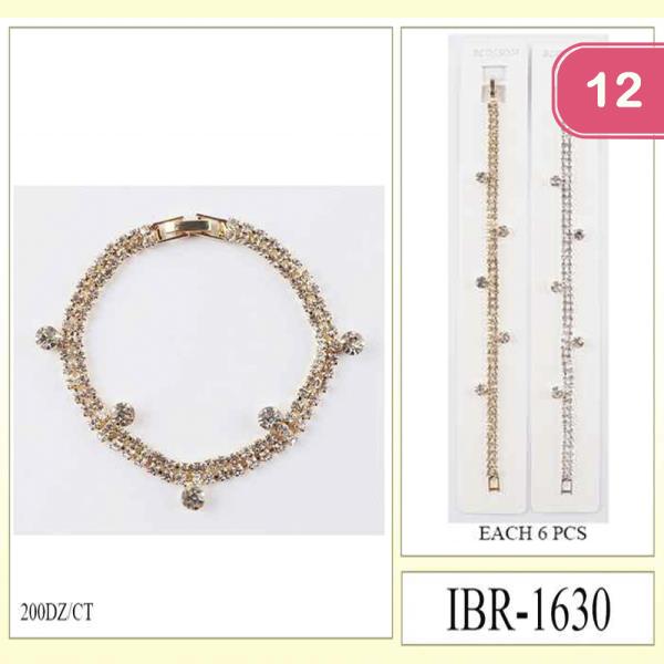 RHINESTONE BRACELET (12 UNITS)